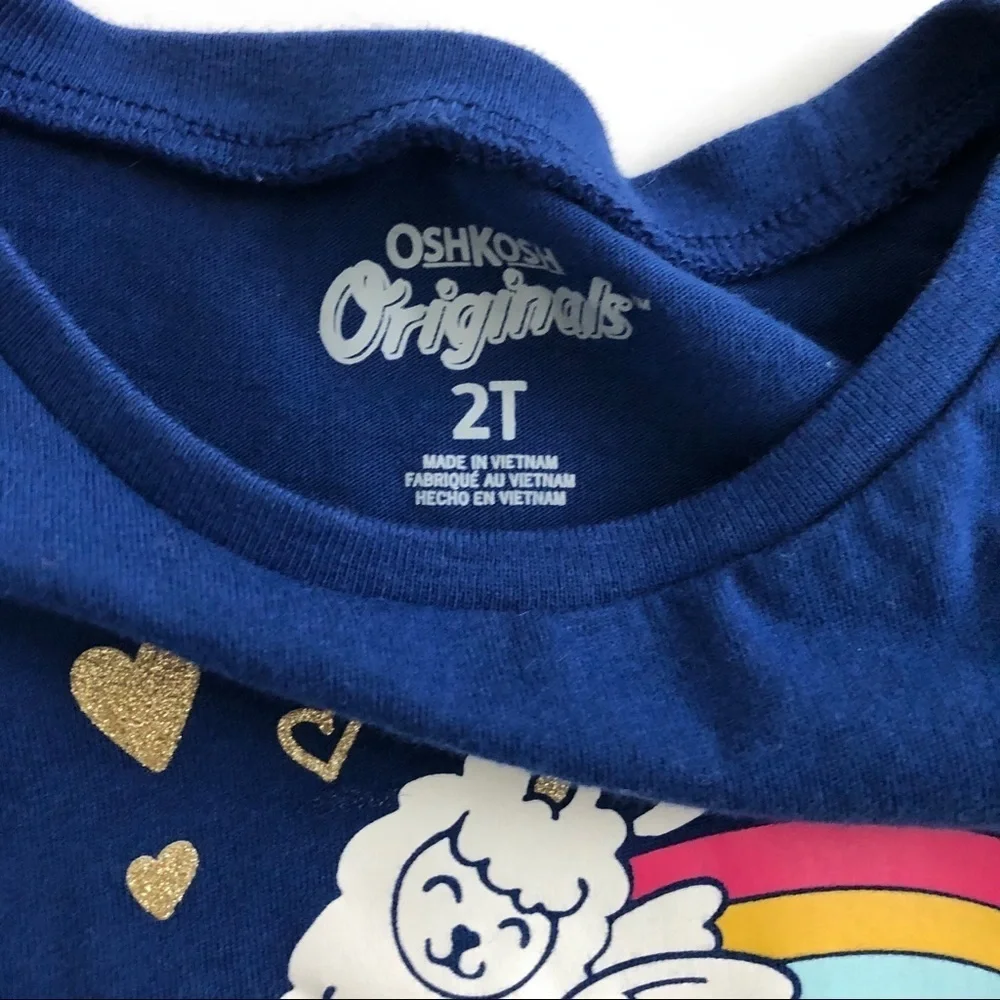 OshKosh B’gosh Toddler Girl Long Sleeve Graphic Tee Size 2T